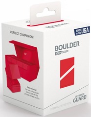 Ultimate Guard - Deck Case 100+ Boulder - Solid Red